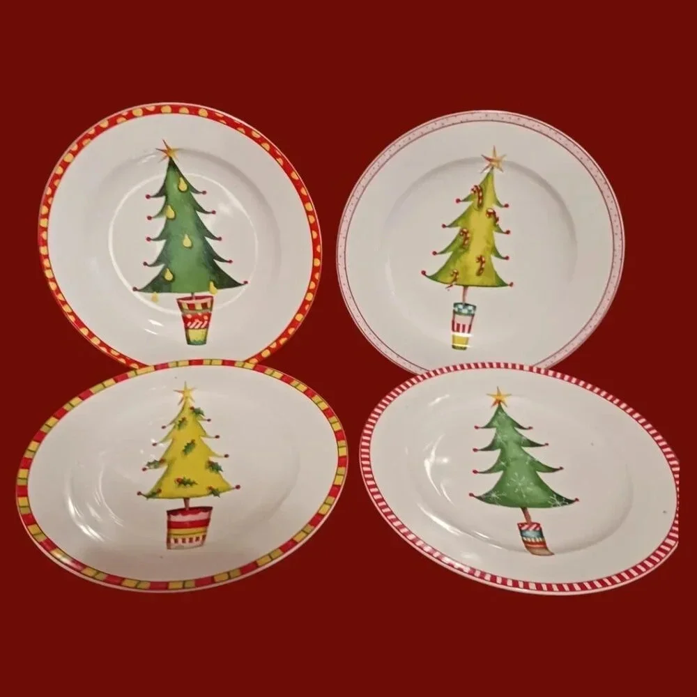 Oneida Jubilee set of 6 Stoneware Salad/Dessert Plates & Mugs